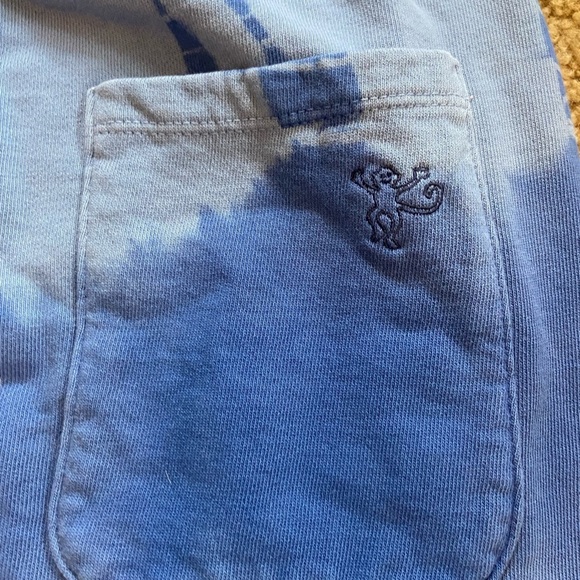 Roller Rabbit Petite Joggers XS – Monkey Detail, Blue Tie-Dye - Picture 6 of 10